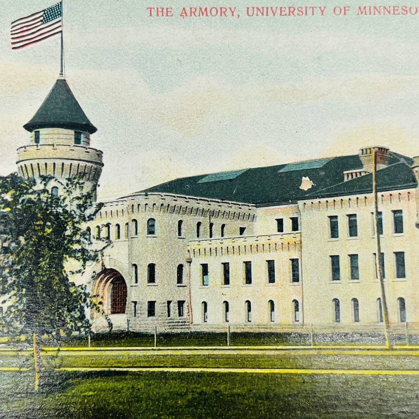 1910s Postcard The Armory University of Minnesota Minneapolis MN PA8