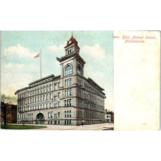 1907 Postcard Girls Normal School Philadelphia PA TD9-P1