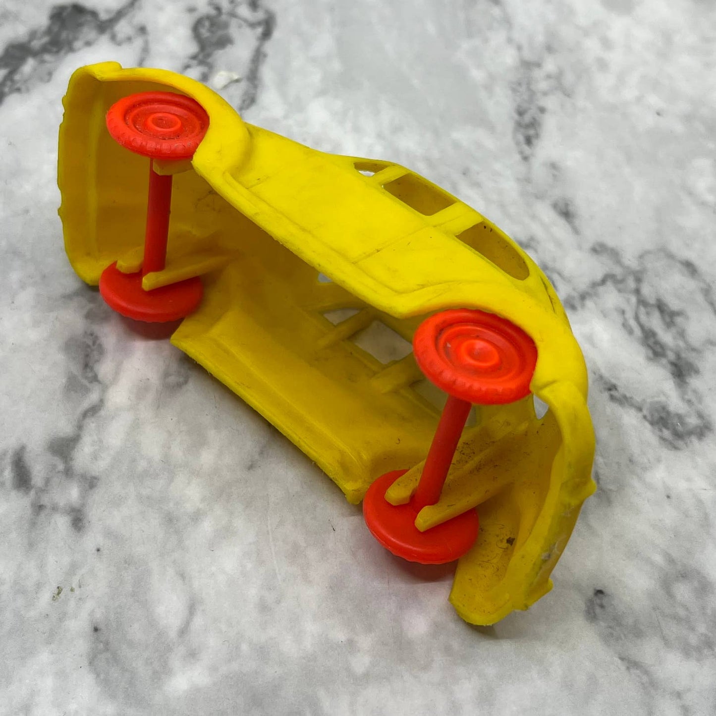 1950s VW Volkswagen Beetle Plastic Car Toy 4.5" TJ9