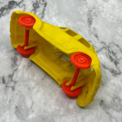 1950s VW Volkswagen Beetle Plastic Car Toy 4.5" TJ9