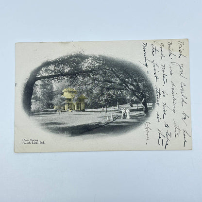 1906 Post Card Pluto Spring French Lick Indiana SC9