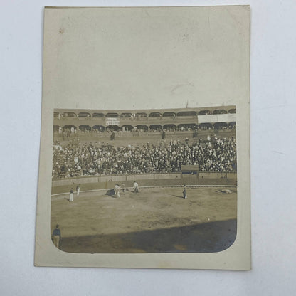 1903 Original Photo Bullfighting Bullfight At Plaza de Toros Mexico City AC7-2