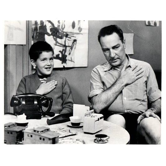 c1960 Press Photo Garry Moore and Boy on Candid Camera CBS TJ7-2