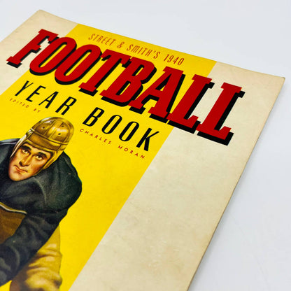 1940 Street & Smith’s College Football Year Book First Issue Very Good BA3