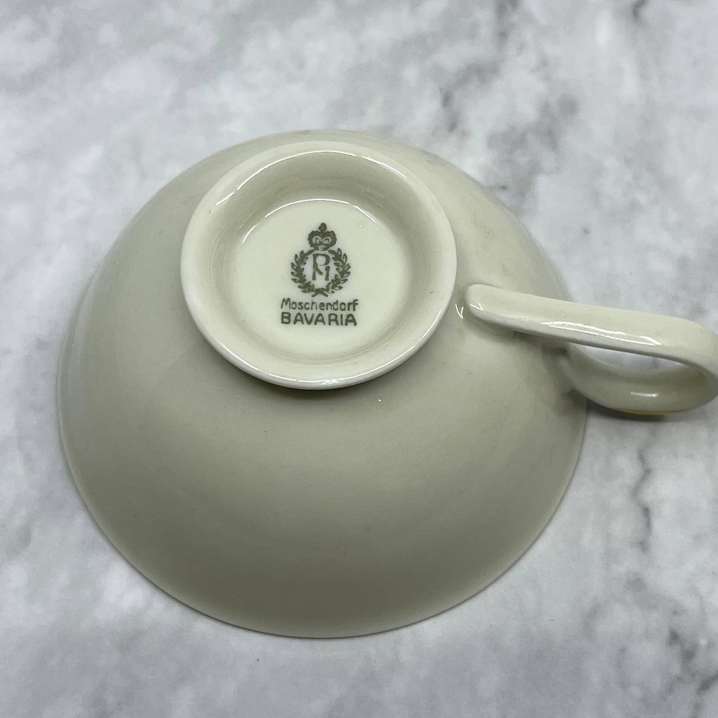 Vintage Fine China Espresso Demitasse Cup Moschendorf Bavaria Gold TD6-4