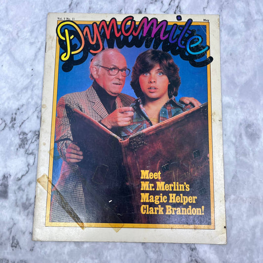 ORIGINAL Vintage 1982 Dynamite Magazine #96 Meet Mr Merlin Clark Brandon TJ4