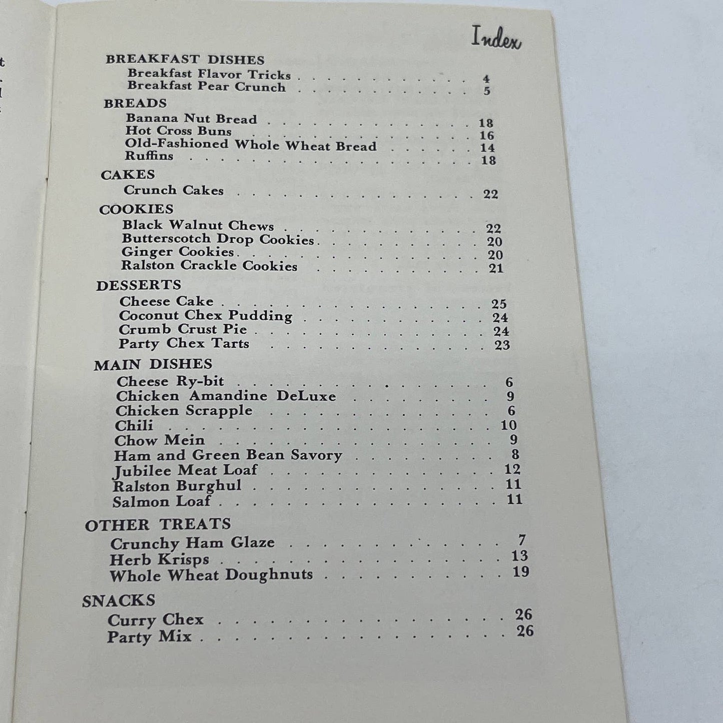 1950s Ralston Purina Company St Louis MO Recipes From Checkerboard Square TG6-2