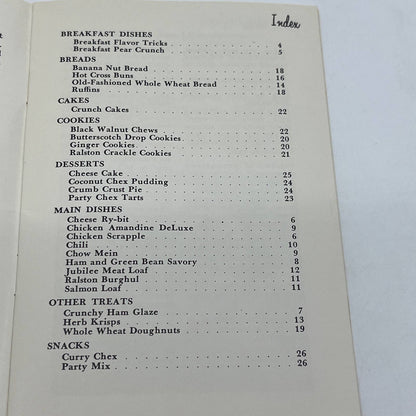 1950s Ralston Purina Company St Louis MO Recipes From Checkerboard Square TG6-2