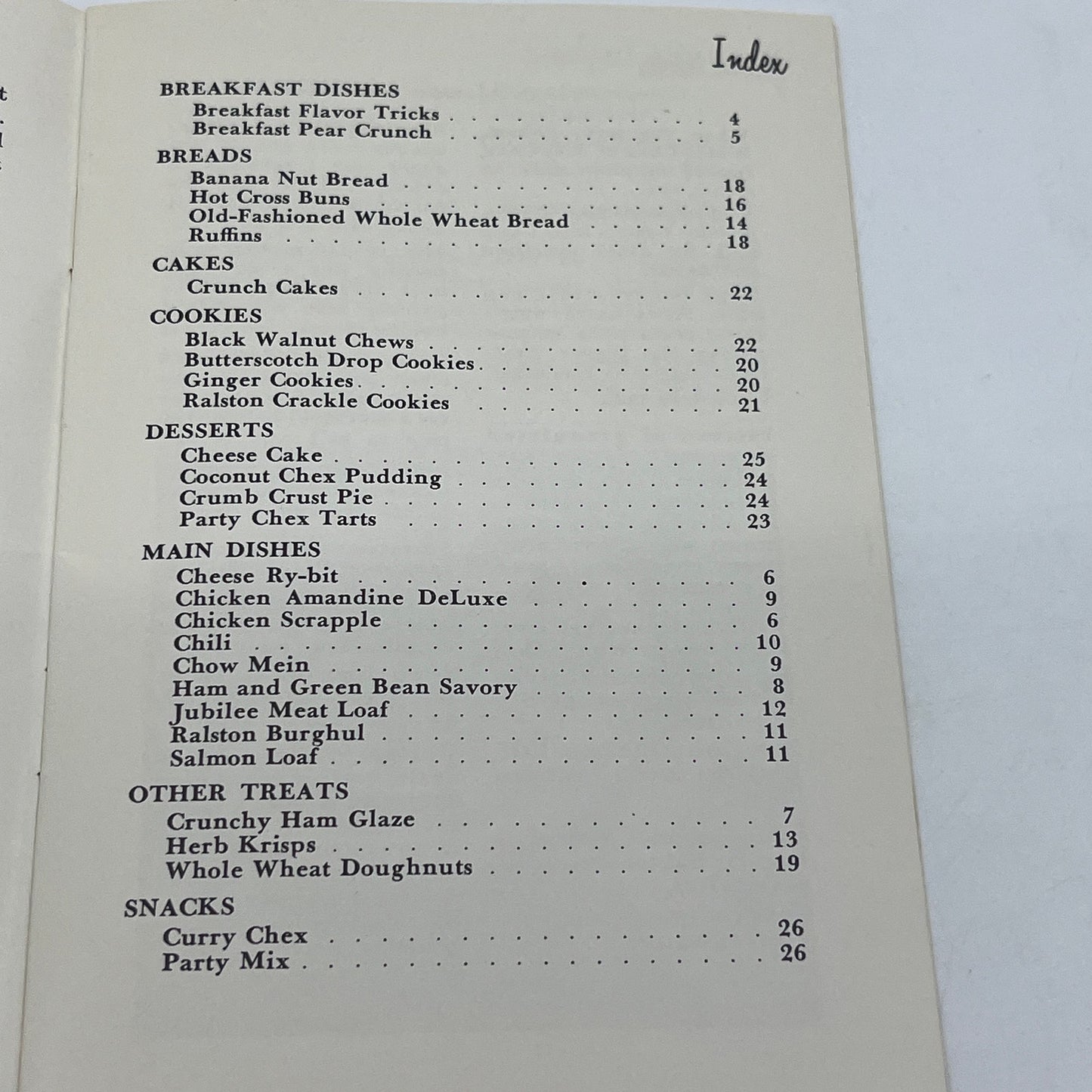 1950s Ralston Purina Company St Louis MO Recipes From Checkerboard Square V40-4