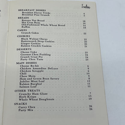 1950s Ralston Purina Company St Louis MO Recipes From Checkerboard Square V40-4