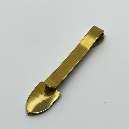 VTG Gold Tone Garden Shovel Tie Bar Tie Clip Tie Pin SC3