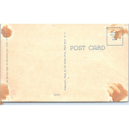 View of Atwood Stadium Flint Michigan Original Postcard TK1-24