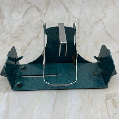 Vintage Kingsbridge Canasta Shuffler Metal Teal Powder Coated Original Box TK2