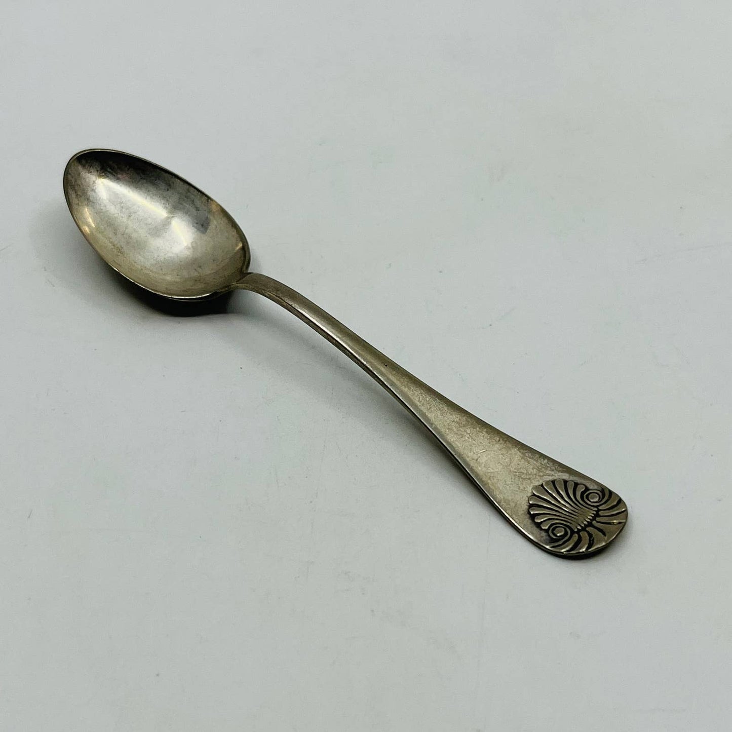 Seashell 4” Sterling Plate Dessert Spoon SB7-20