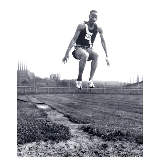 1964 Original Press Photo Track Long Jump Bill Patmon 8x10" AD2