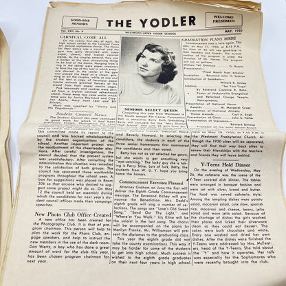 1948-51 The Yodler Westmont-Upper Yoder High School Newsletters Johnstown PA L1-3