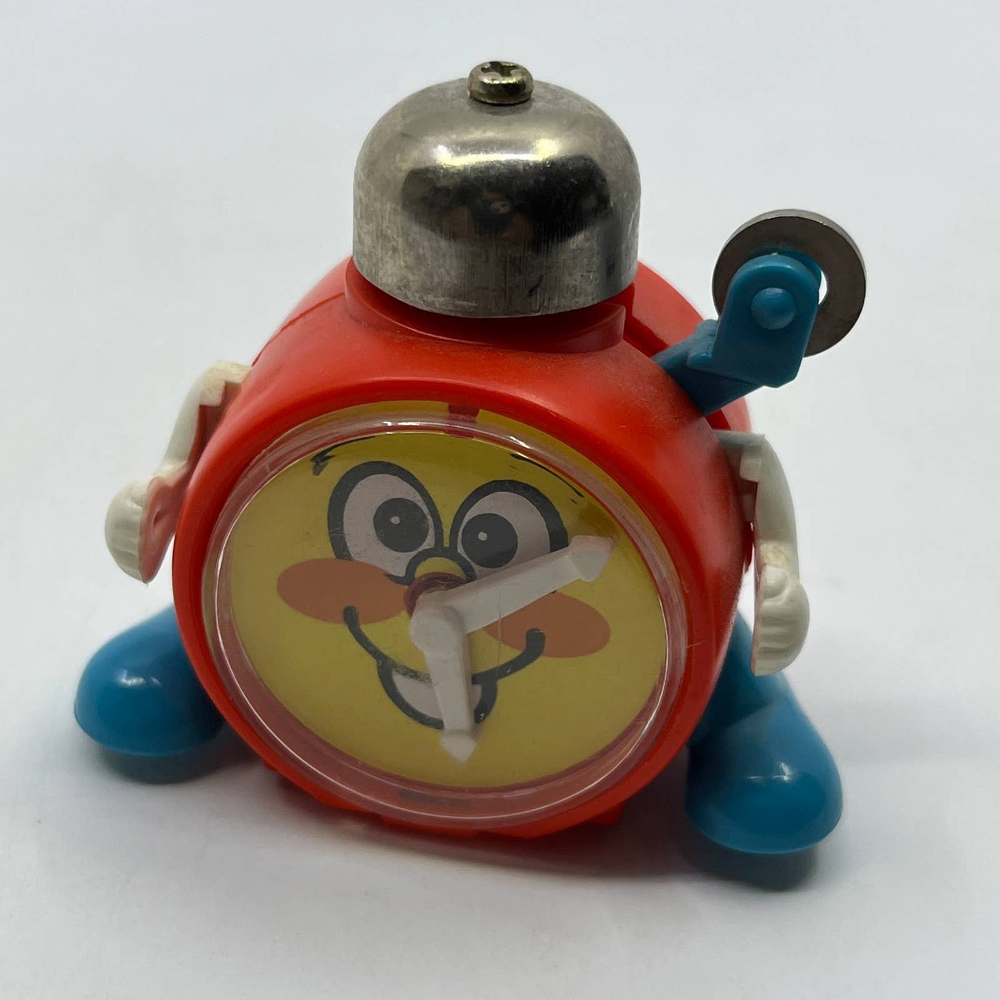 Vintage 1970's TOMY Singapore Wind Up Toy Alarm Clock WORKS SE2