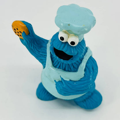 Muppets COOKIE MONSTER CHEF BAKER FIGURE TARA TOY SESAME STREET 3” SC4