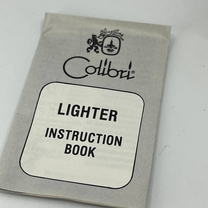 Vintage Colibri ELECTRO-QUARTZ Silver Tone Torch Lighter c/w Original Case SA2