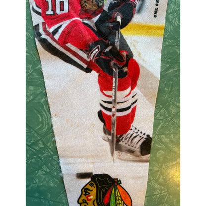 Vintage Patrick Sharp Blackhawks NHL NHLPA Hockey Souvenir Pennant