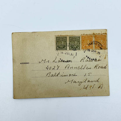1955 QSL Radio Card TAP Ankara Turkey Lamar Rambo SC6