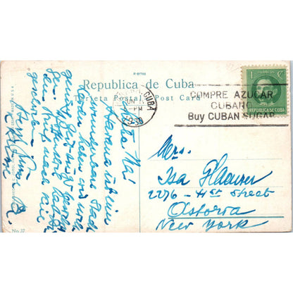 Charles III Promenade 1930 Havana Cuba Original Postcard TK1-P16