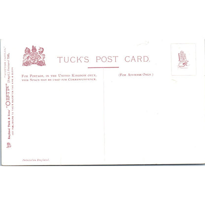 Scottish Castles - Edinburgh Raphael Tuck Oilette Original Postcard P3-2
