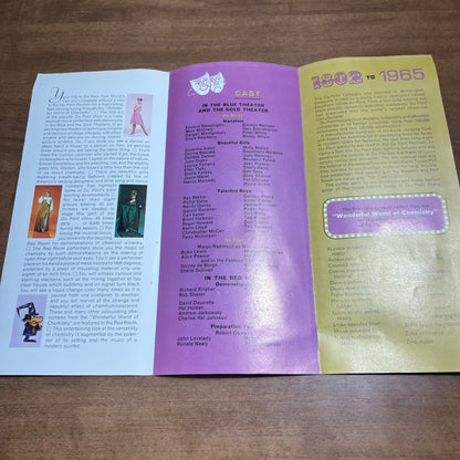 1965 New York World’s Fair DuPont  Wonderful World of Chemistry Brochure A7