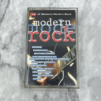 Modern Rock / 10 Of Modern Rock's Best By Various Artists Cassette Tape TD9-56
