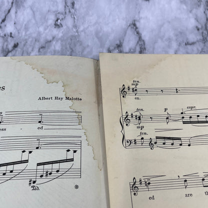 The Beatitudes Sheet Music Voice and Piano 1938 Vintage Albert Hay Malotte V39-2