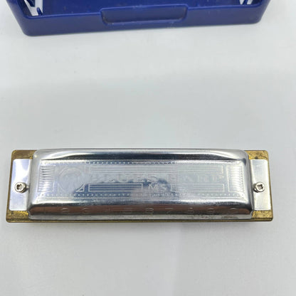 M. Hohner - Blues Harp of Key of C - Harmonica & Case  Made in Germany SD3