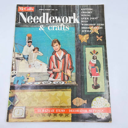 1960 Spring NEEDLEWORK & Crafts McCall's MAGAZINE 83 Bazaar Items TF5