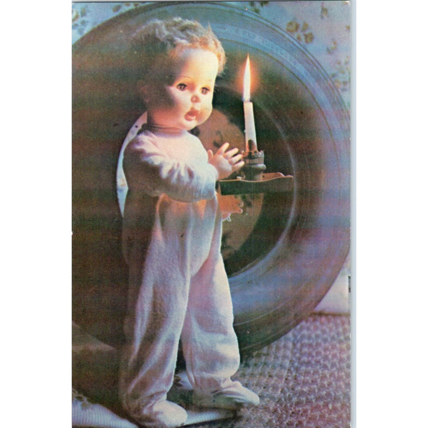 Jewel's Dolls - Time To Retire - Horseman Doll Original Postcard PB10