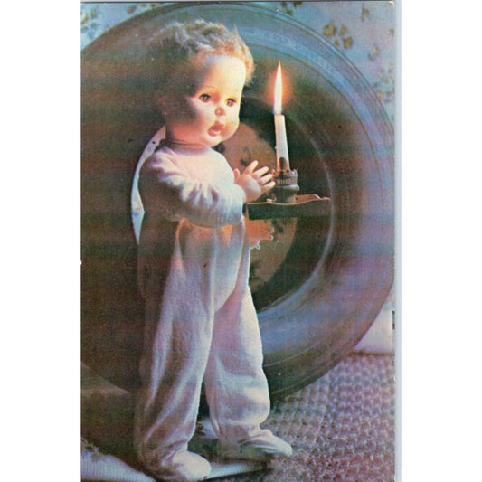 Jewel's Dolls - Time To Retire - Horseman Doll Original Postcard PB10