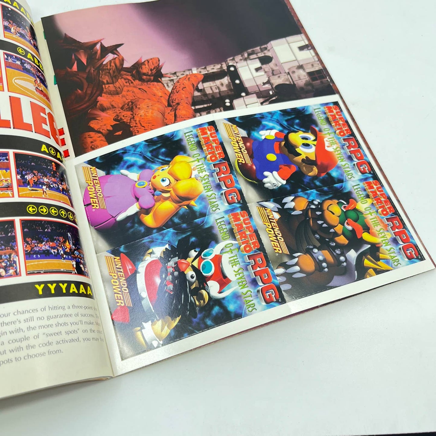Nintendo Power Vol 84 Complete w/ Super Mario RPG Poster & Cards Ken Griffey TE9
