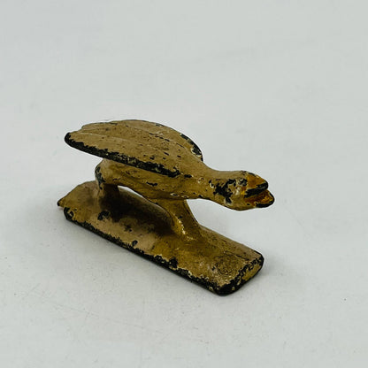 Antique Painted Lead Duck Goose Figurine SC3