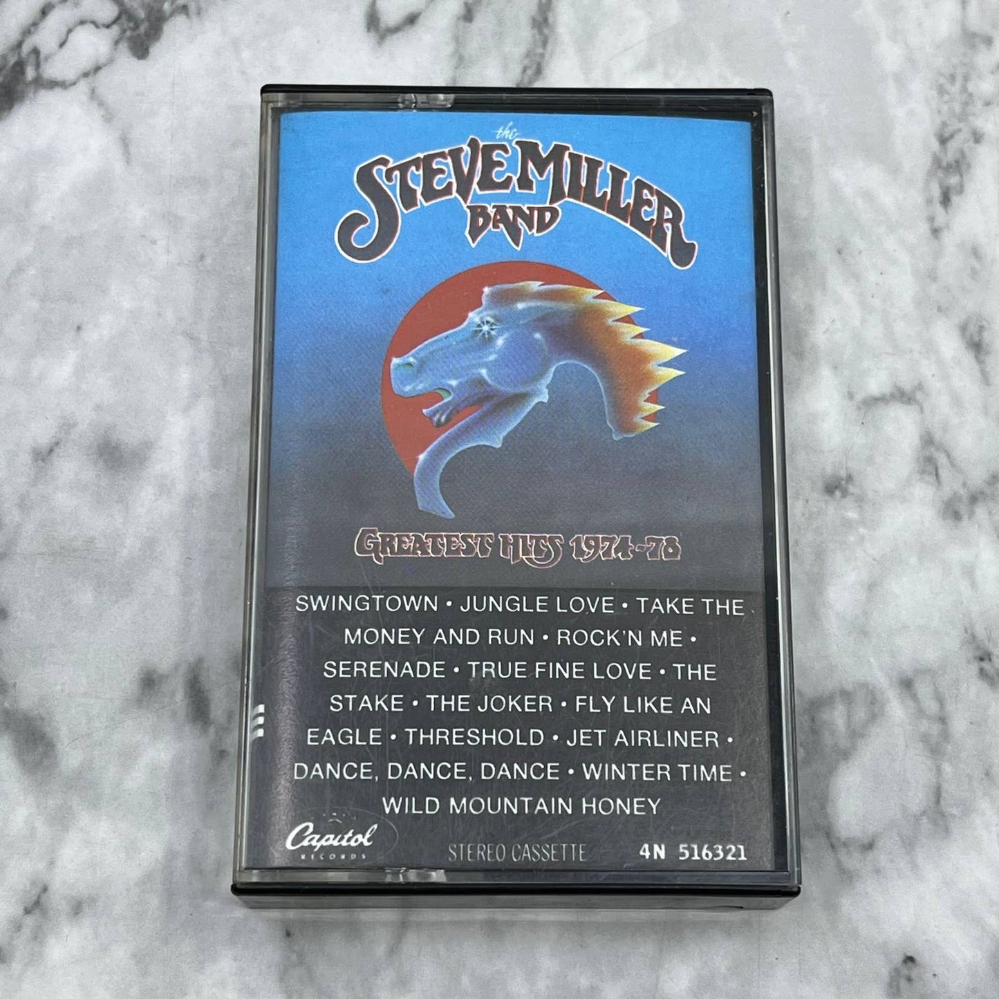 The Steve Miller Band Cassette 1978 Greatest Hits 74-78 Cassette Tape￼ TC7-43