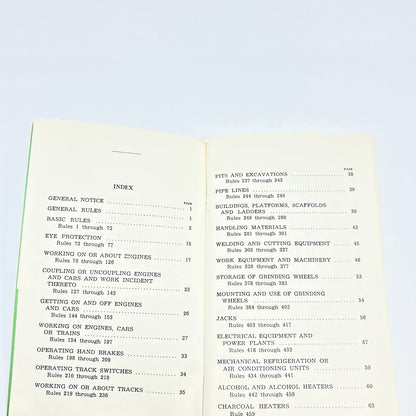 1967 Chicago Northwestern Railway General Regulations & Safety Rules Book H5-3-2