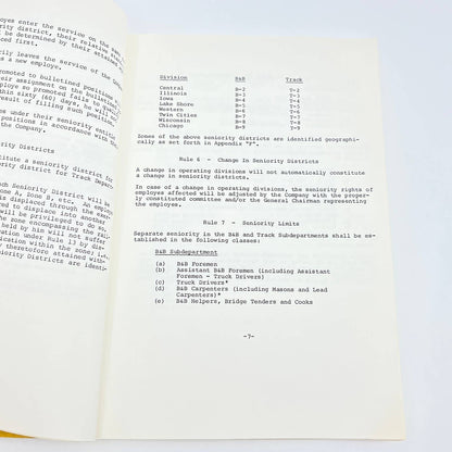 1974 Chicago Northwestern Railway Memorandum BoMoWE Booklet L4-6