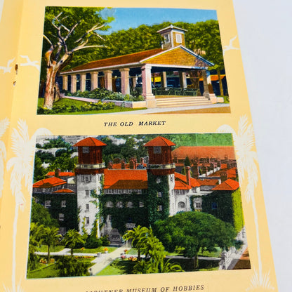 1960s Guide Book and Map of St. Augustine Florida 14 Pages Many Pictures H4-5