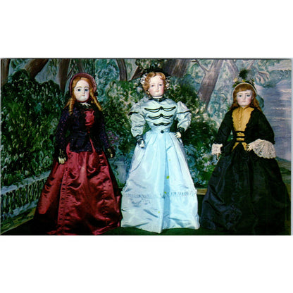 Group of French Fashions Gay's Doll House & Museum Maggie Original Postcard PB8
