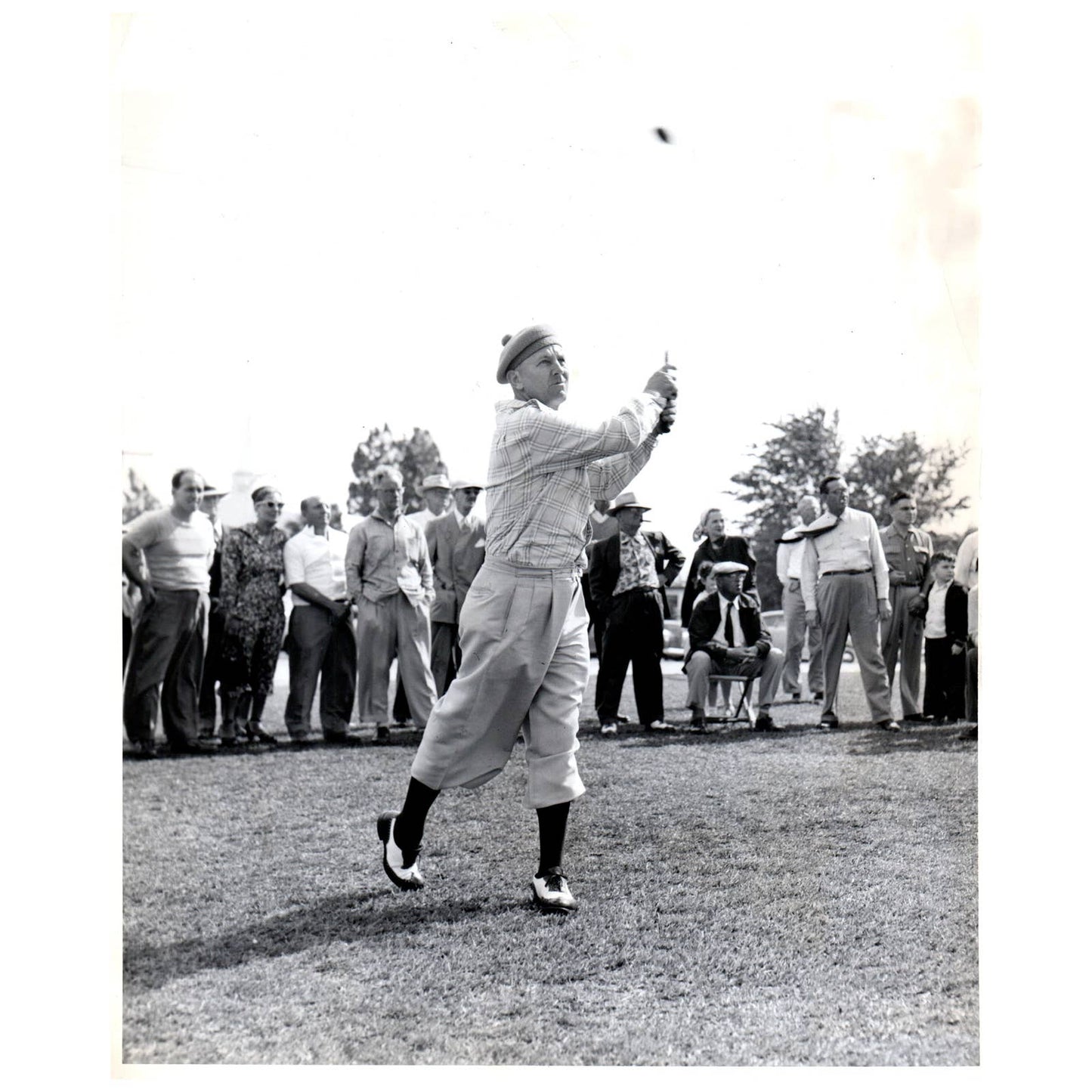 1952 Press Photo Golf Dick Bartell Miami Springs Baseball Players Tournament AD2