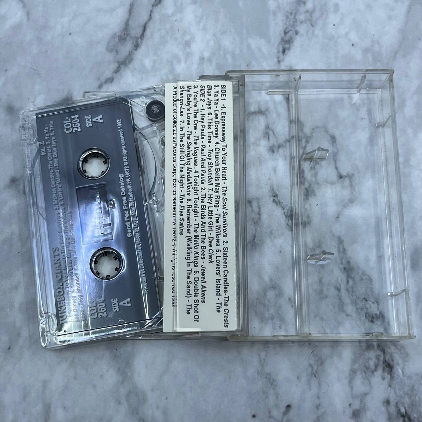 WCBS FM 101 Jukebox Giants OLDIES STATION VOL 2 Cassette Tape TJ6-82