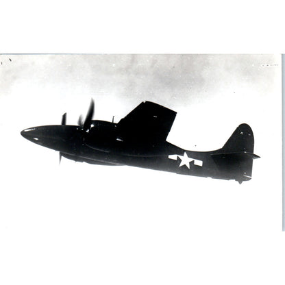 Vintage WWII Photograph Grumman F7F Tigercat Warplane 3x5" PX2