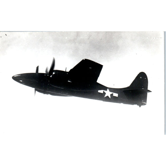 Vintage WWII Photograph Grumman F7F Tigercat Warplane 3x5" PX2
