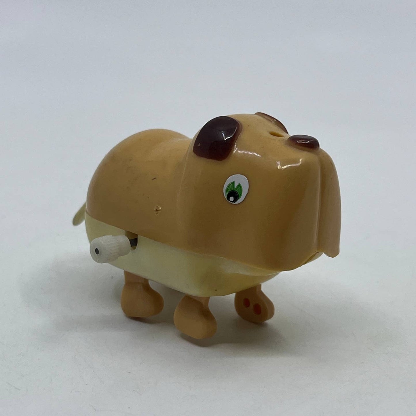 1981 Bandai Wind Up Splashies Swimming Dog Singapore WORKS 2" TH7