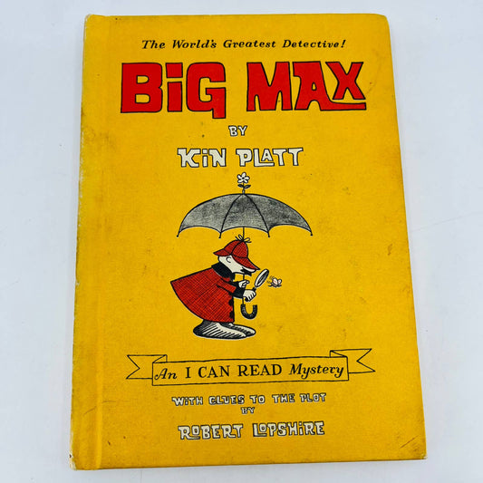 1965 Big Max by Kin Platt An "I Can Read" Mystery Hardcover Children's Book TB8