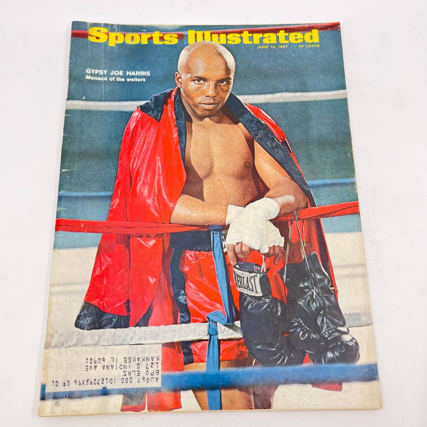 1967 June 19 Sports Illustrated Magazine Boxing Gypsy Joe Harris TE8