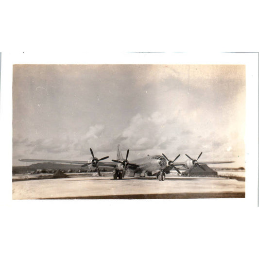 Vintage WWII Photograph of the Enola Gay B-29 Superfortress Bomber EA3-1