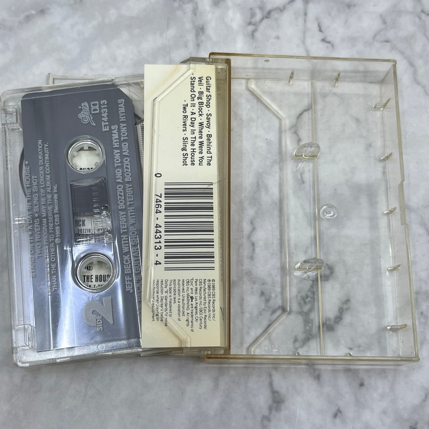 Jeff Beck - Jeff Beck's Guitar Shop 1989 Epic Records  Cassette Tape TH9-C1